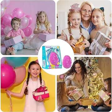 Bath Bombs for Kids, XXXL Bath Bombs with Surprise Inside Unicorns Gifts for Girls, Natural Organic Kids Bubble Bath, Christmas Stocking Stuffers for Kids Christmas Gifts