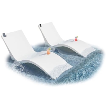 Floating Luxuries Kai Pool Lounger Set for Shallow Pools