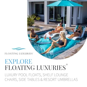 Floating Luxuries Kai Pool Lounger Set for Shallow Pools