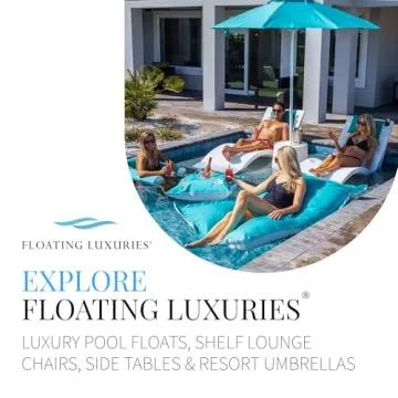 Floating Luxuries Kai Pool Lounger Set for Shallow Pools