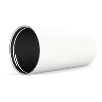 Simple Modern Insulated Tumbler with Lid and Straw | Iced Coffee Cup Reusable Stainless Steel Water Bottle Travel Mug | Gifts for Women Men Her Him | Classic Collection | 16oz | Winter White