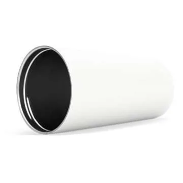 Simple Modern Insulated Tumbler with Lid and Straw | Iced Coffee Cup Reusable Stainless Steel Water Bottle Travel Mug | Gifts for Women Men Her Him | Classic Collection | 16oz | Winter White