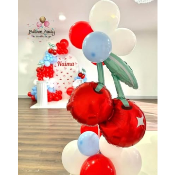 Cherry Balloon Set for Vibrant Party Decorations