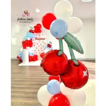 Cherry Balloon Set for Vibrant Party Decorations