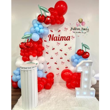 Cherry Balloon Set for Vibrant Party Decorations