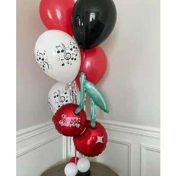 Cherry Balloon Set for Vibrant Party Decorations