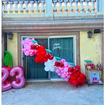 Cherry Balloon Set for Vibrant Party Decorations