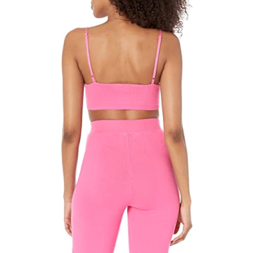 Chic The Drop Women's Miya Bra Top in Rose Pink