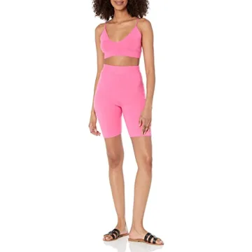 Chic The Drop Women's Miya Bra Top in Rose Pink