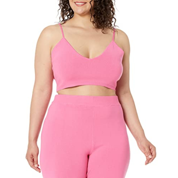 Chic The Drop Women's Miya Bra Top in Rose Pink