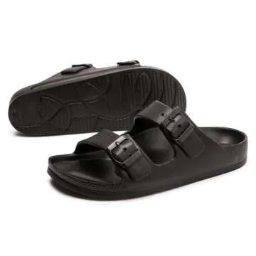 FUNKYMONKEY Women's Comfort Slides - Stylish & Comfy Sandals