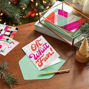 Hallmark Neon Christmas Cards for Holiday Cheer