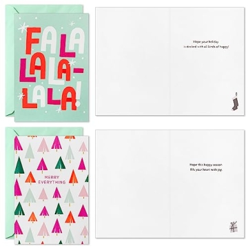Hallmark Neon Christmas Cards for Holiday Cheer
