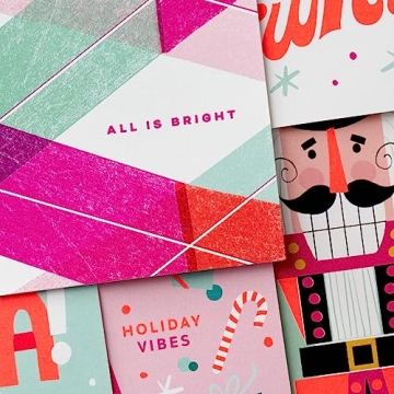 Hallmark Neon Christmas Cards for Holiday Cheer