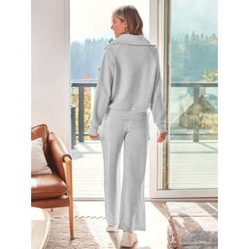 AUTOMET Women's Stylish 2 Piece Sweatsuit with Comfort