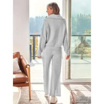 AUTOMET Women's Stylish 2 Piece Sweatsuit with Comfort