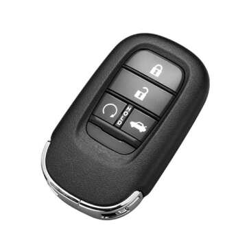 AME SOUNDPLEX Key Fob Cover for Honda 2022 Civic & Accord - TPU (Blue 2 PCS)