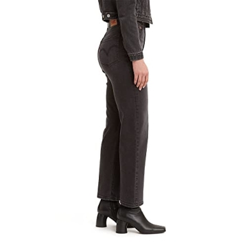 Levi's Women's Ribcage Straight Ankle Jeans - Black