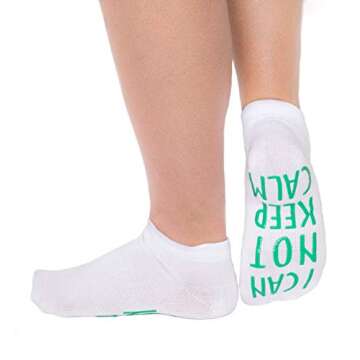 DonnaElite Labor & Delivery Inspirational Non Skid Push Maternity Socks