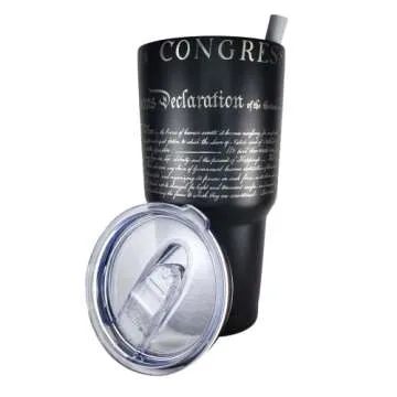 30oz Patriotic Tumbler with American Flag Design