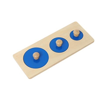 Thoth Montessori Knob Wooden Puzzle for Toddlers