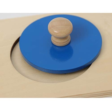 Thoth Montessori Knob Wooden Puzzle for Toddlers