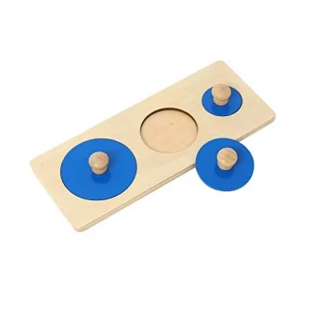 Thoth Montessori Knob Wooden Puzzle for Toddlers