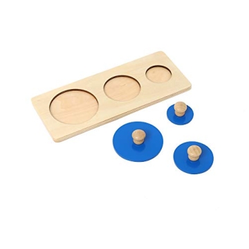 Thoth Montessori Knob Wooden Puzzle for Toddlers