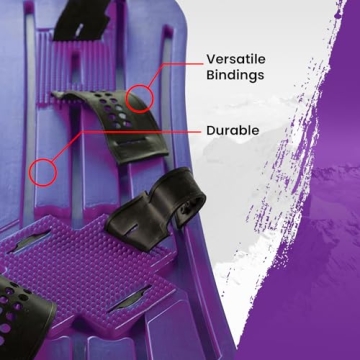 Beginner Purple Kids Snowboard for Ages 4-12