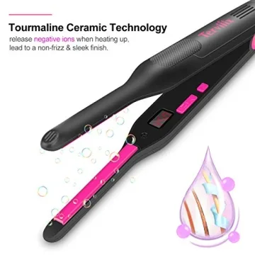 Terviiix Mini Flat Iron for Pixie Cuts and Short Hair