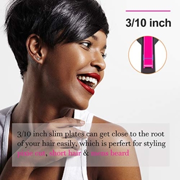 Terviiix Mini Flat Iron for Pixie Cuts and Short Hair