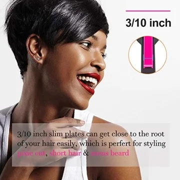 Terviiix Mini Flat Iron for Pixie Cuts and Short Hair