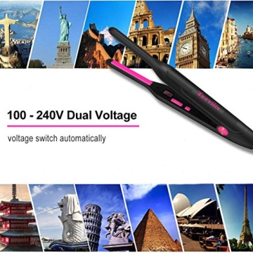 Terviiix Mini Flat Iron for Pixie Cuts and Short Hair