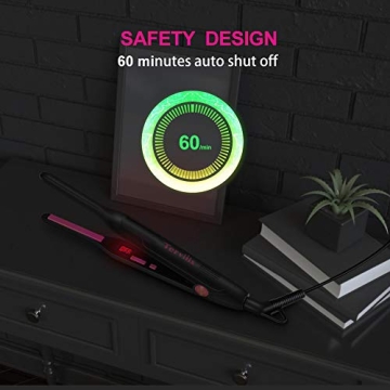 Terviiix Mini Flat Iron for Pixie Cuts and Short Hair