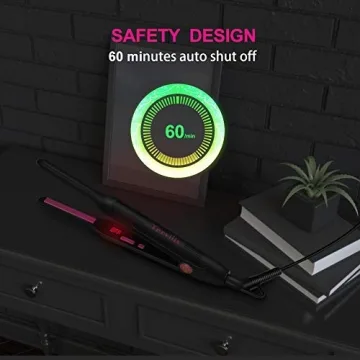 Terviiix Mini Flat Iron for Pixie Cuts and Short Hair