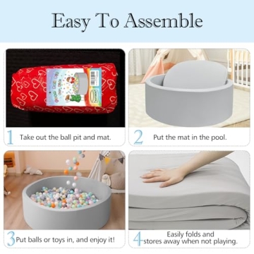 SHJADE Foam Ball Pit – Perfect Safe Play for Toddlers