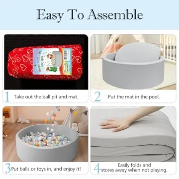 SHJADE Foam Ball Pit – Perfect Safe Play for Toddlers