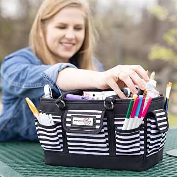 Deluxe Collapsible Store & Tote Organizer for Crafts