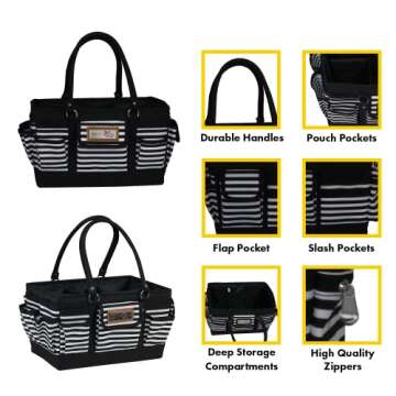 Deluxe Collapsible Store & Tote Organizer for Crafts
