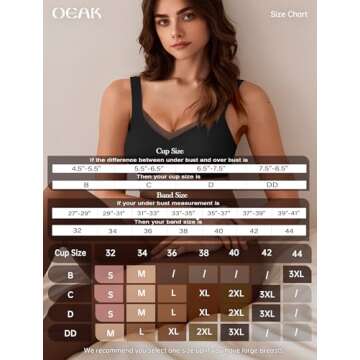 Comfortable Wireless Bra for Women - OEAK V Mesh Bralette