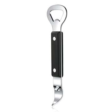 HANCELANT Can Punch Bottle Opener, Manual Stainless Steel Can Opener 1 Pack