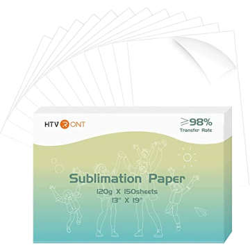 HTVRONT Sublimation Paper 13x19 inches - 150 Sheets Sublimation Paper Compatible with Inkjet Printer...