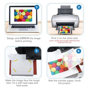 HTVRONT 13x19 Sublimation Paper - 150 Sheets for Inkjet Use