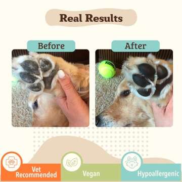 Natural Dog Paw Balm for Winter Protection & Care