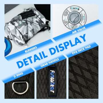 FunWater UL Inflatable Paddle Board for All Skill Levels