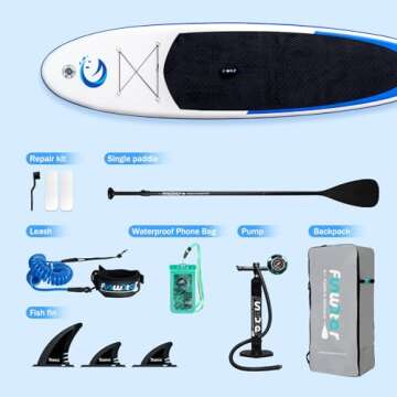 FunWater UL Inflatable Paddle Board for All Skill Levels