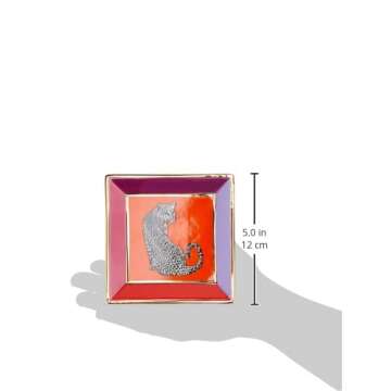 Jonathan Adler Safari Porcelain Tray - Elegant Decor