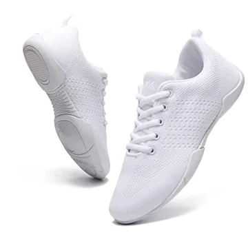 TWDKCHER Youth Cheer Shoes - Lightweight & Breathable for Girls