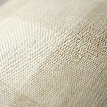 MIULEE Pack of 2 Retro Checkers Plaids Polyester Linen Soft Solid Cream White and White Decorative Throw Pillow Covers Home Decor Outdoor Cushion Case for Sofa Bedroom 24 x 24 Inch