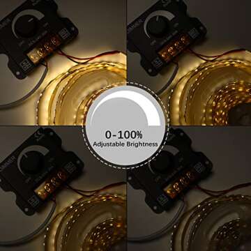 RGBZONE LED Dimming Controller for Single Color Strips